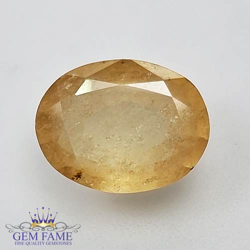 Golden Hessonite 4.44ct Gemstone Ceylon