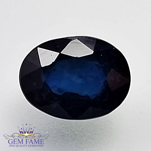 Blue Sapphire 1.63ct Natural Gemstone Madagascar