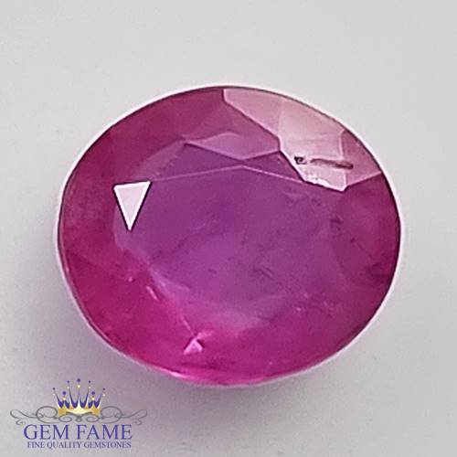 Ruby 1.22ct Natural Gemstone Burma