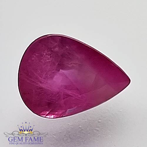 Ruby 1.44ct Natural Gemstone Burma