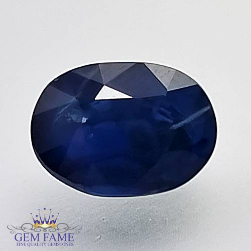 Blue Sapphire 2.10ct Natural Gemstone Ceylon