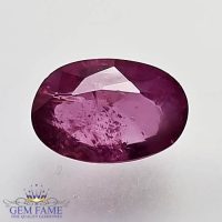 Ruby 1.69ct Natural Gemstone Afghanistan