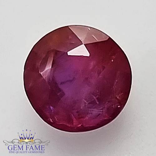 Ruby 1.01ct Natural Gemstone Afghanistan