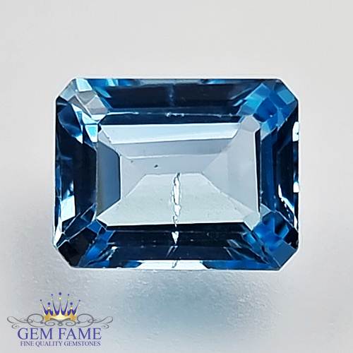 Blue Topaz 2.93ct Natural Gemstone Brazil