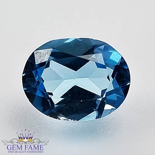Blue Topaz 2.41ct Natural Gemstone Brazil