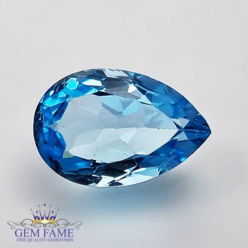 Blue Topaz 7.55ct Natural Gemstone Brazil
