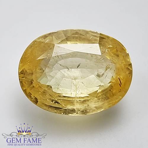 Yellow Sapphire 13.45ct Natural Gemstone Ceylon