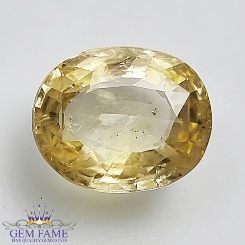 Yellow Sapphire 7.21ct Natural Gemstone Ceylon