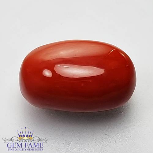 Coral 8.28ct Natural Gemstone Italy