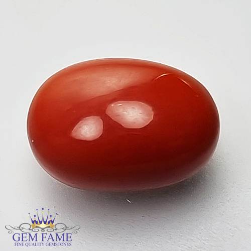 Coral 5.12ct Natural Gemstone Italy