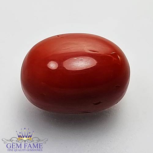 Coral 5.58ct Natural Gemstone Italy