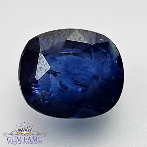Blue Sapphire 2.78ct Natural Gemstone Ceylon