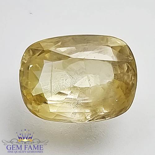 Yellow Sapphire 2.85ct Natural Gemstone Ceylon