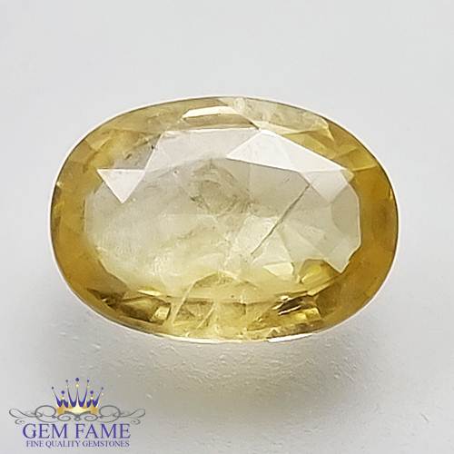 Yellow Sapphire 2.13ct Natural Gemstone Ceylon