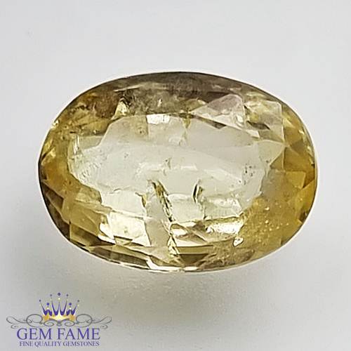 Yellow Sapphire 2.59ct Natural Gemstone Ceylon