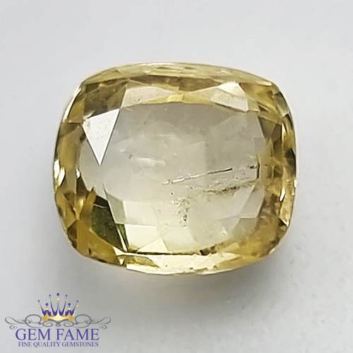 Yellow Sapphire 2.46ct Natural Gemstone Ceylon