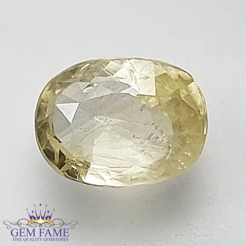 Yellow Sapphire 2.14ct Natural Gemstone Ceylon