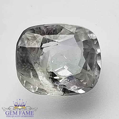 White Sapphire 2.55ct Natural Gemstone Ceylon