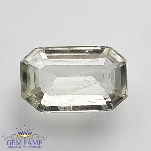 White Sapphire 1.84ct Natural Gemstone Ceylon