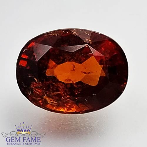 Hessonite Gomed 4.24ct Gemstone Ceylon
