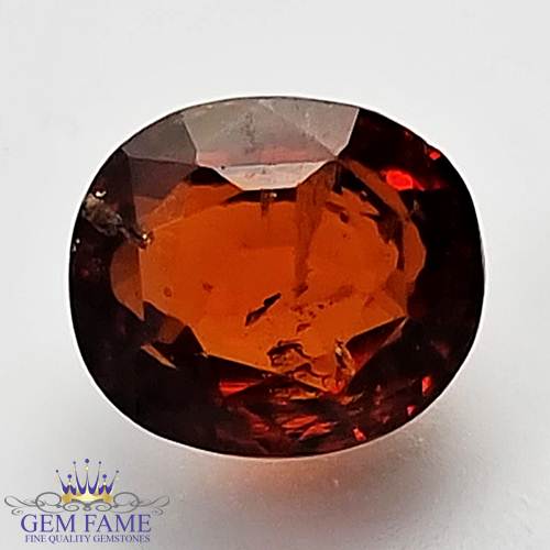 Hessonite Gomed 4.20ct Gemstone Ceylon