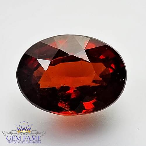 Hessonite Gomed 6.46ct Gemstone Ceylon