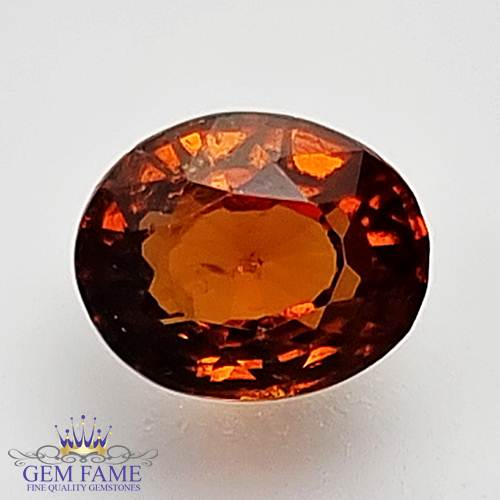 Hessonite Gomed 1.57ct Gemstone Ceylon