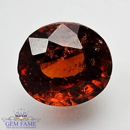 Hessonite Gomed 4.40ct Gemstone Ceylon