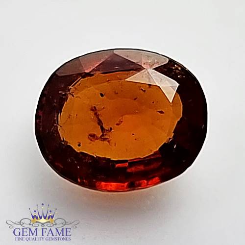 Hessonite Gomed 2.88ct Gemstone Ceylon