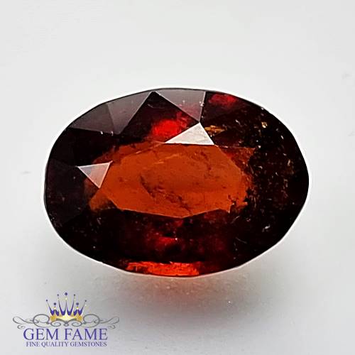 Hessonite Gomed 4.11ct Gemstone Ceylon