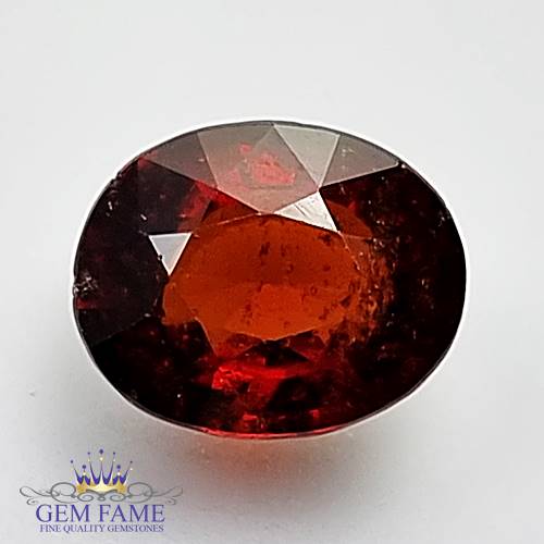 Hessonite Gomed 4.46ct Gemstone Ceylon