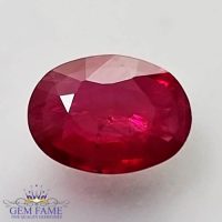 Ruby 1.37ct Natural Gemstone Mozambique