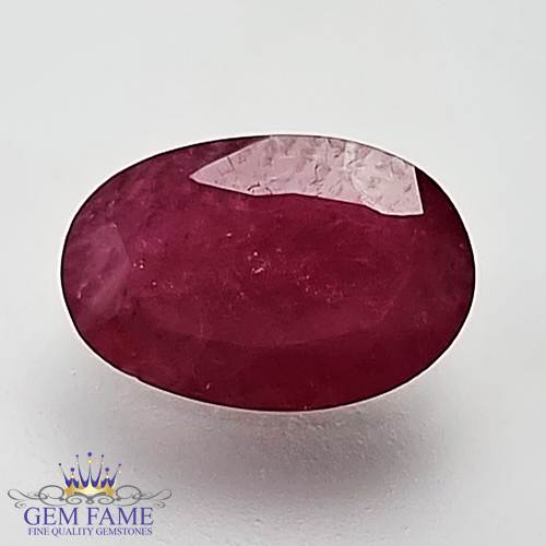 Ruby 1.76ct Natural Gemstone Africa