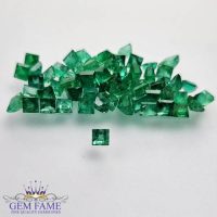 Emerald 2.60X2.70mm Square Faceted Gemstone