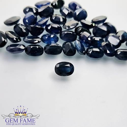 Blue Sapphire 6.00x8.00mm Oval Faceted Gemstones