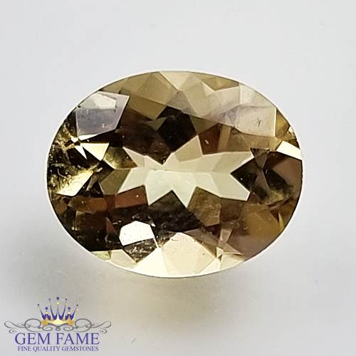 Golden Beryl 3.13ct Natural Gemstone India