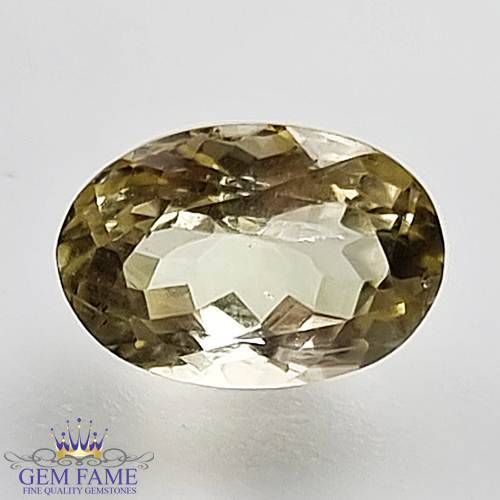 Golden Beryl 1.57ct Natural Gemstone India