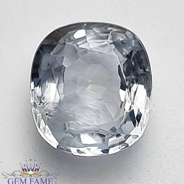 White Sapphire 1.71ct Gemstone Ceylon