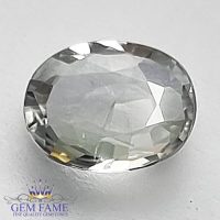 White Sapphire 0.91ct Gemstone Ceylon