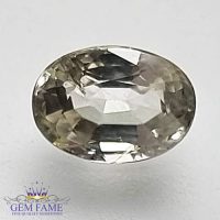 White Sapphire 1.08ct Gemstone Ceylon