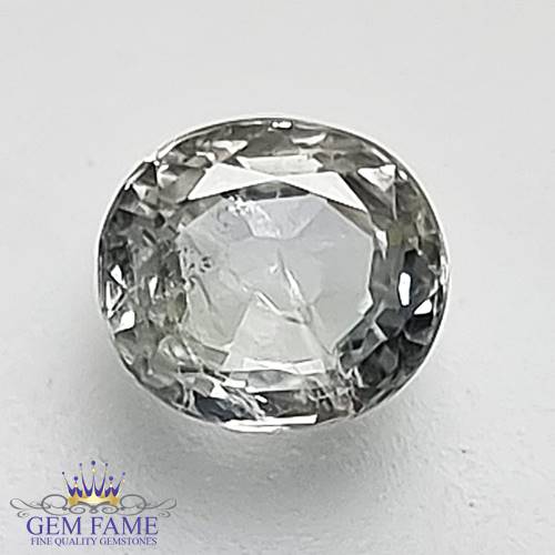 White Sapphire 1.16ct Gemstone Ceylon