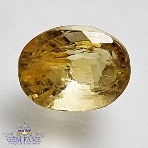 Yellow Sapphire 2.38ct Gemstone Ceylon