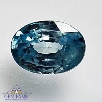 Blue Zircon 1.36ct Gemstone Cambodia