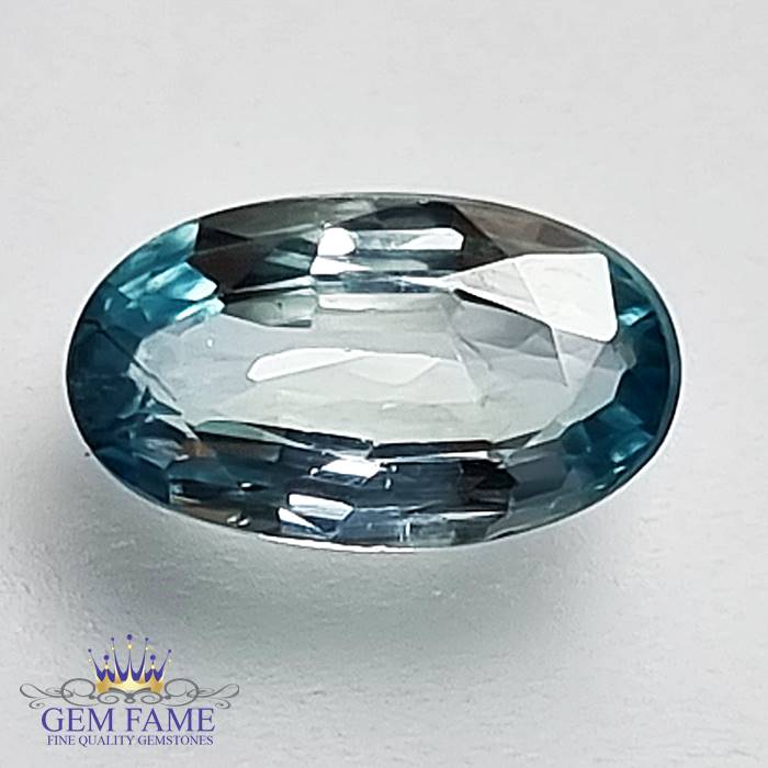 Blue Zircon 2.17ct Gemstone Cambodia