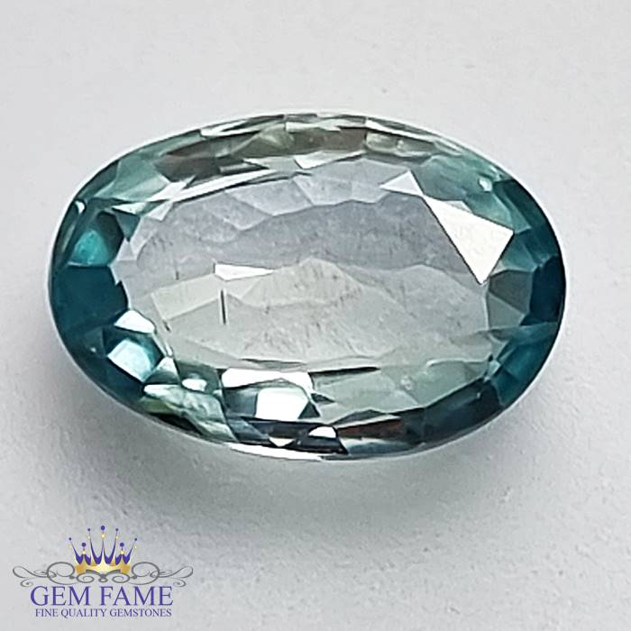 Blue Zircon 2.55ct Gemstone Cambodia
