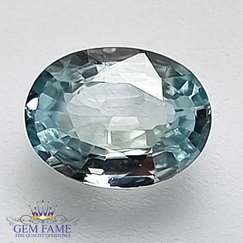 Blue Zircon 1.68ct Gemstone Cambodia