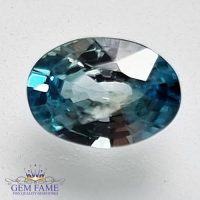 Blue Zircon 1.24ct Gemstone Cambodia