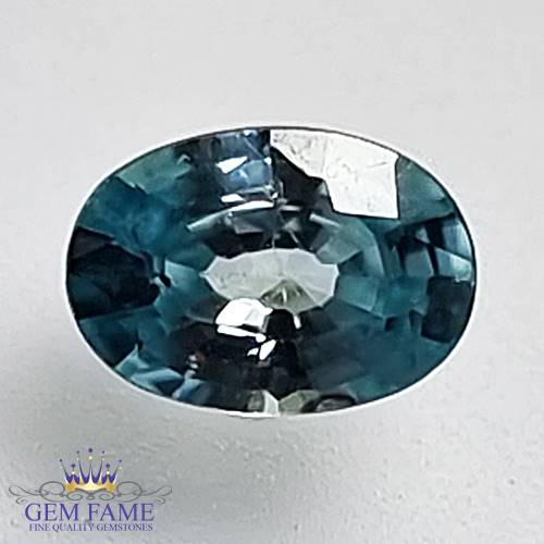 Blue Zircon 1.08ct Gemstone Cambodia