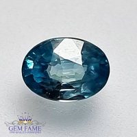 Blue Zircon 1.13ct Gemstone Cambodia