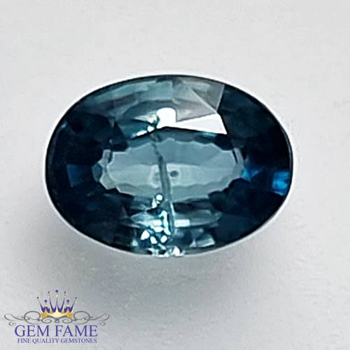 Blue Zircon 1.00ct Gemstone Cambodia